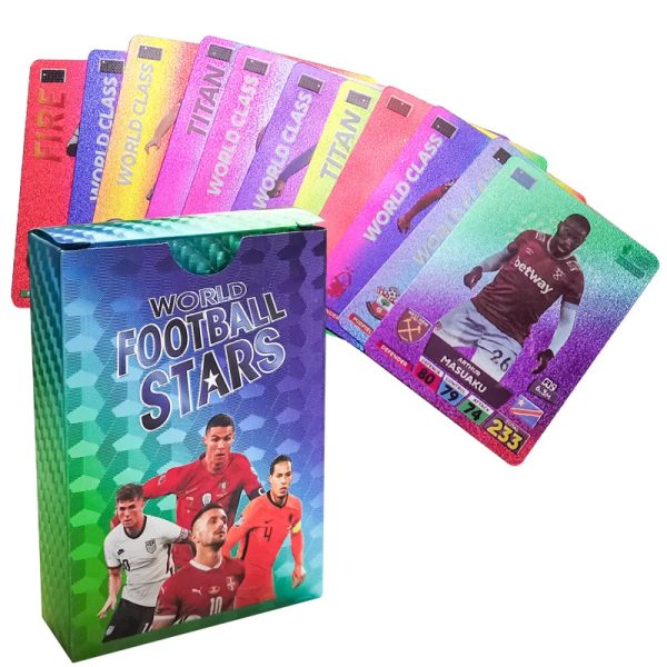 Fotbollskort Rainbow 50-pack