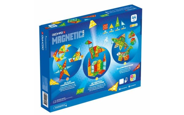 Magnetic Tiles - Magnetiska Byggklossar - 40 Delar