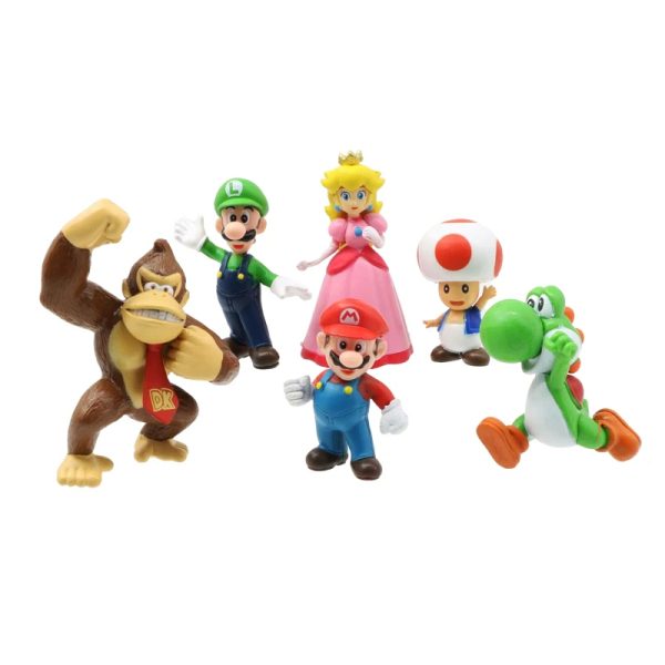 6-pack Super Mario Bros Actionfigurer - Bild 2
