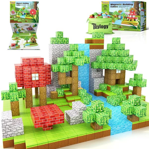 Minecraft Magnetblock 100 pack