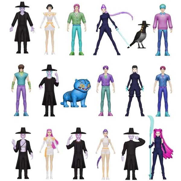 18 st/set Kpop Demon Hunters Action Figur Leksak Derpys Tiger Rumi Mira Zoey Sussy Figurine Doll For Fans Present
