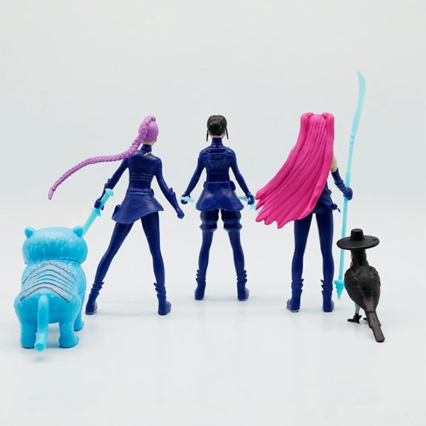 5 st/set Kpop Demon Hunters Action Figur Leksak Derpys Tiger Rumi Mira Zoey Sussy Figurine Doll For Fans Present - Bild 2