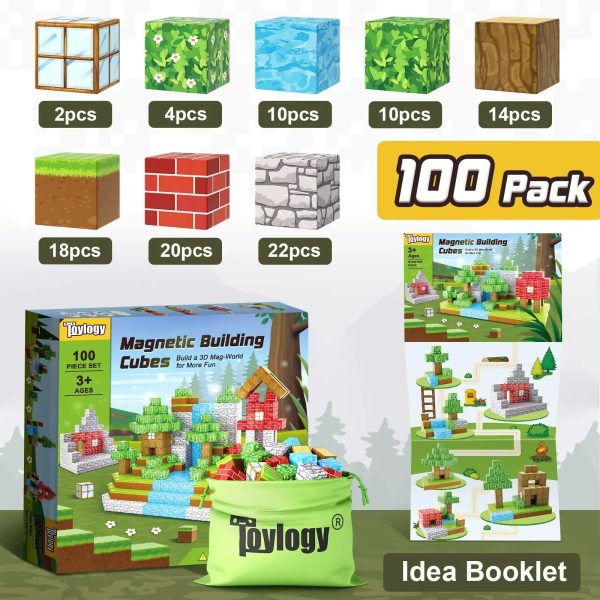 Minecraft Magnetblock 100 pack - Bild 2