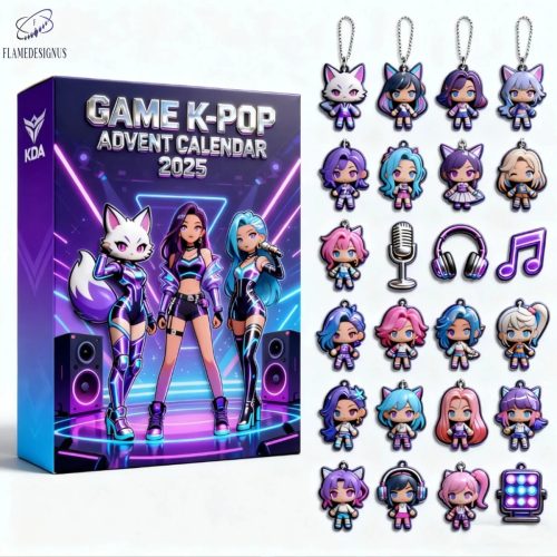 Auledio Adventskalender Jul 2025 Kpop Demon Hunters 24 Gåvor Present För Barn Och Vuxna